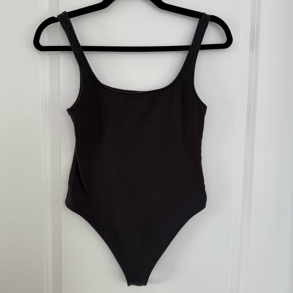 AMERICAN EAGLE OUTFITTERS | Charcoal Bodysuit